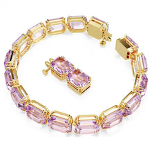 Carica l&#39;immagine nel visualizzatore di Gallery, Bracciale Tennis Millenia ottagon Viola
