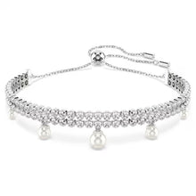 Carica l&#39;immagine nel visualizzatore di Gallery, Bracciale Ariana Grande tennis e perle
