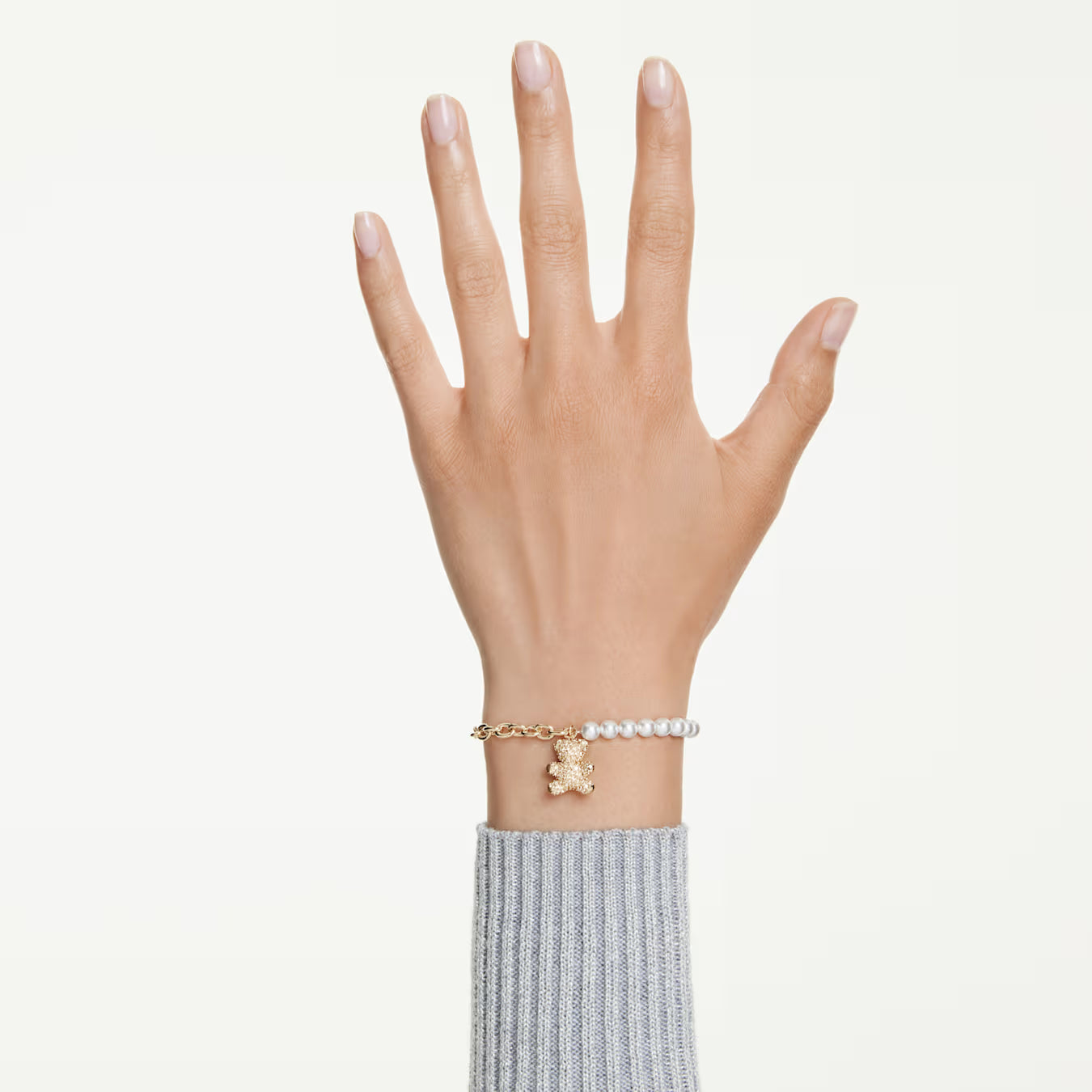 Bracciale Teddy pearl Giallo placc oro