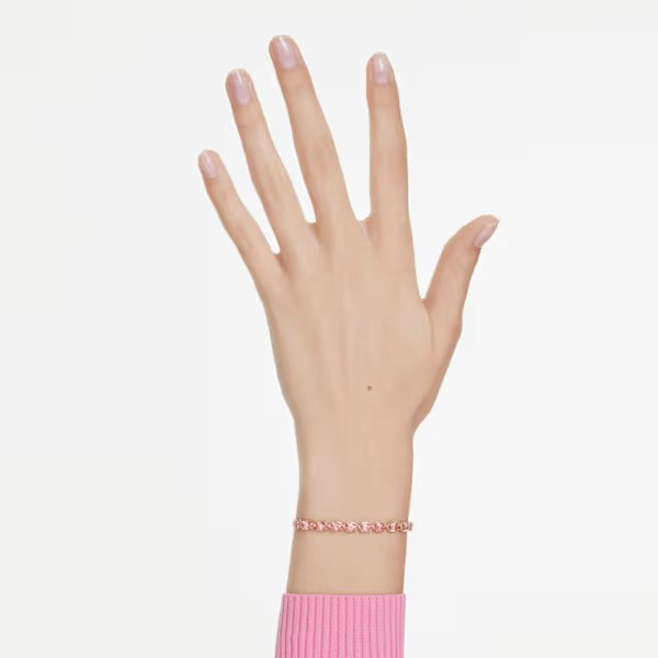 Braccialetto Matrix Pear Rosa Placc oro