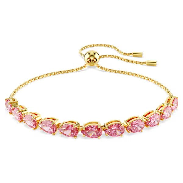 Braccialetto Matrix Pear Rosa Placc oro