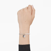 Carica l&#39;immagine nel visualizzatore di Gallery, Braccialetto Pearl Cigno Bianco Nero
