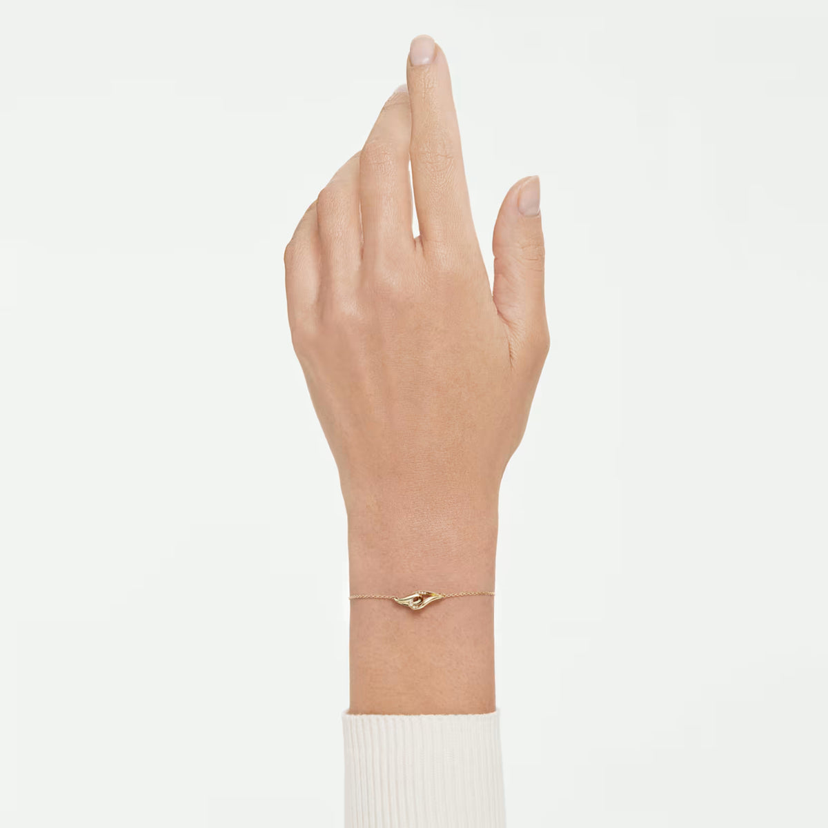 Braccialetto Classica Concatenato Argento sterling placc oro 18K