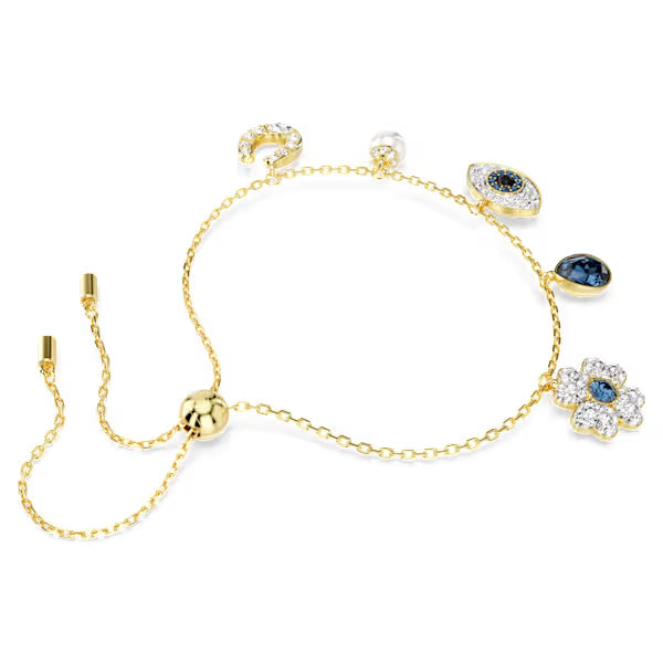 Bracciale Symbolica Crystal evil eye Placc oro