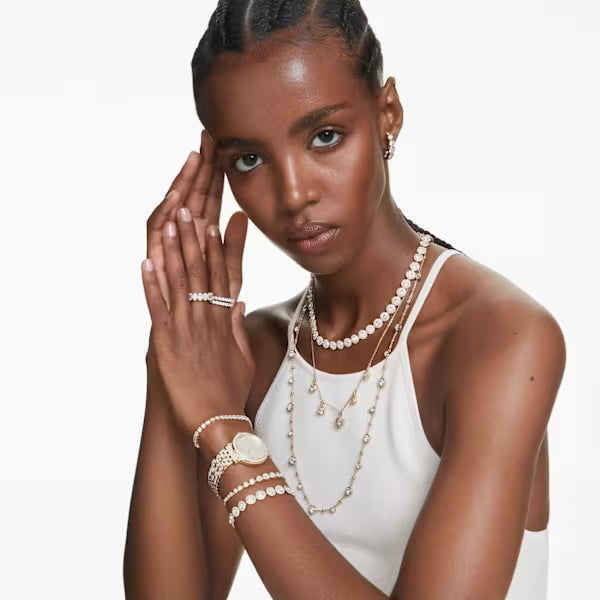 Bracciale Tennis Una Angelic placc oro