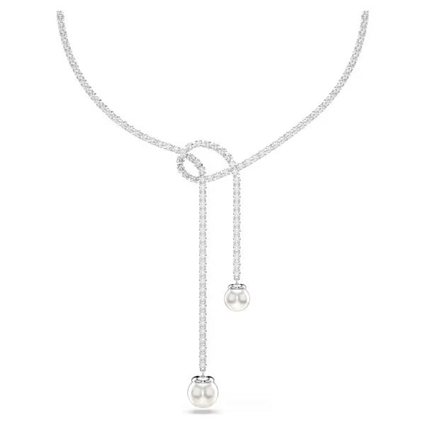 Collana a Y Matrix Crystal Pearl