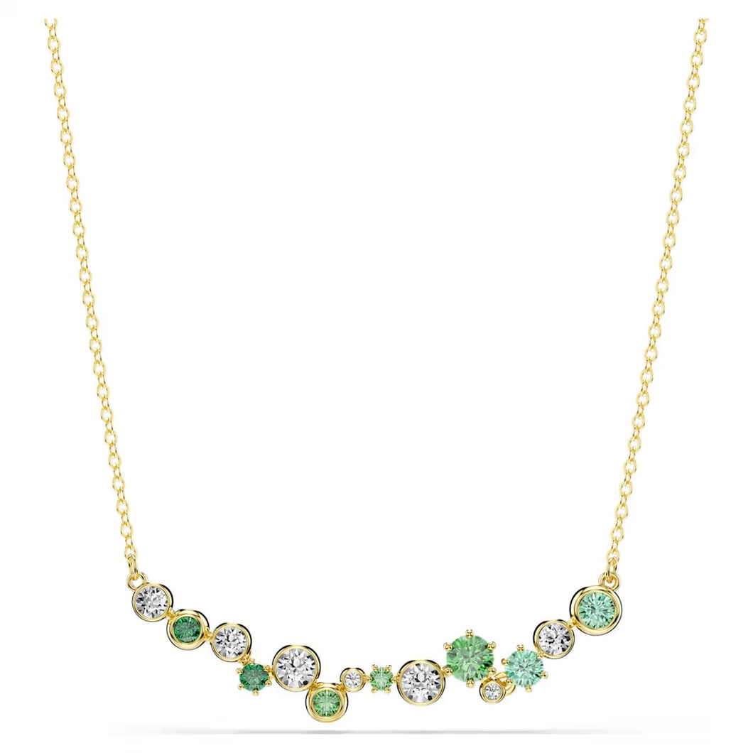 Collana Constella Barretta Verde Placc oro