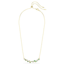 Carica l&#39;immagine nel visualizzatore di Gallery, Collana Constella Barretta Verde Placc oro

