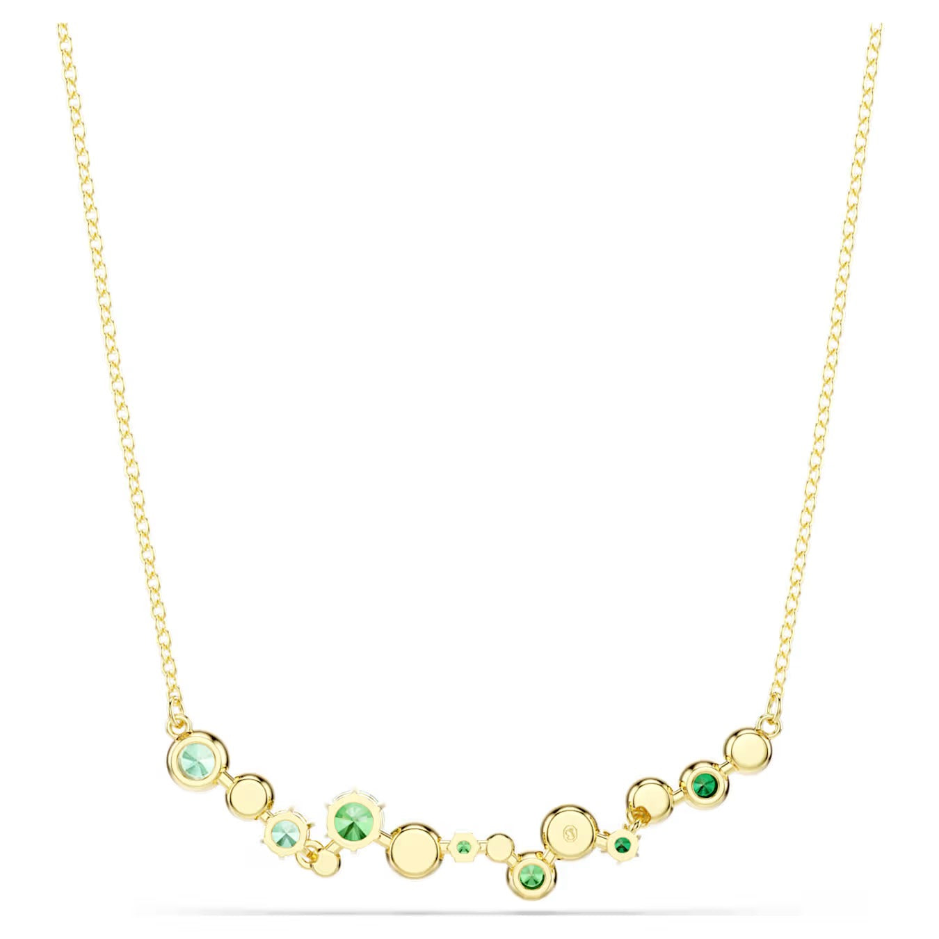 Collana Constella Barretta Verde Placc oro