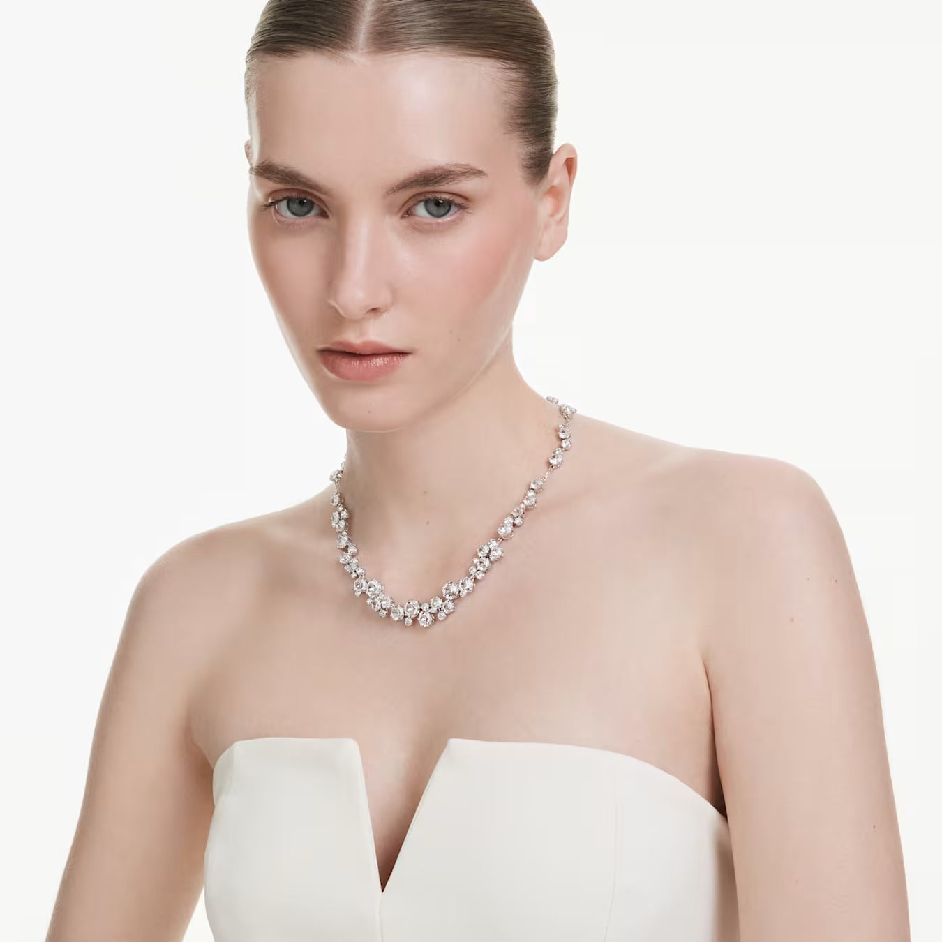Collana Constella Taglio Round Bianca