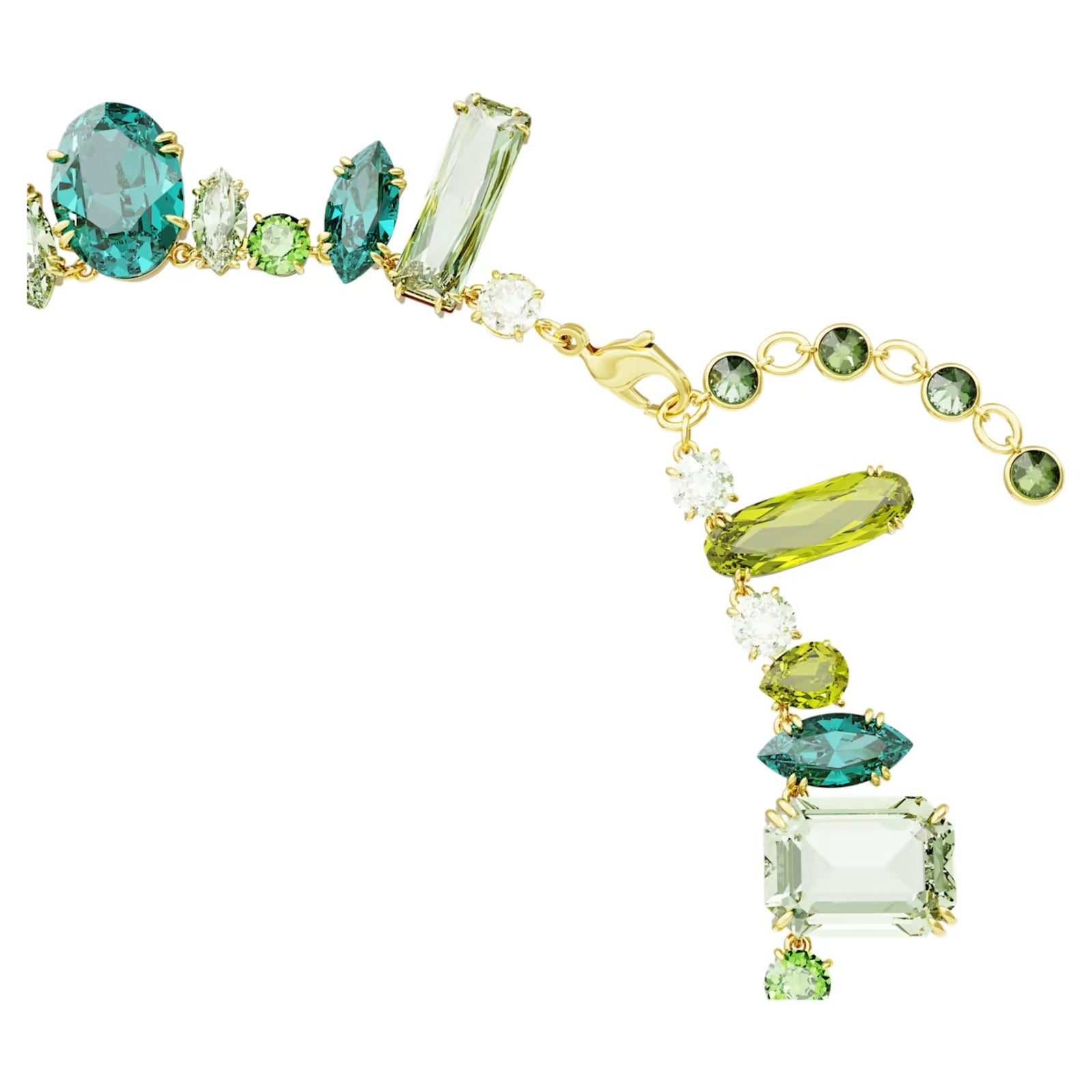 Collana Gema Taglio misto Verde