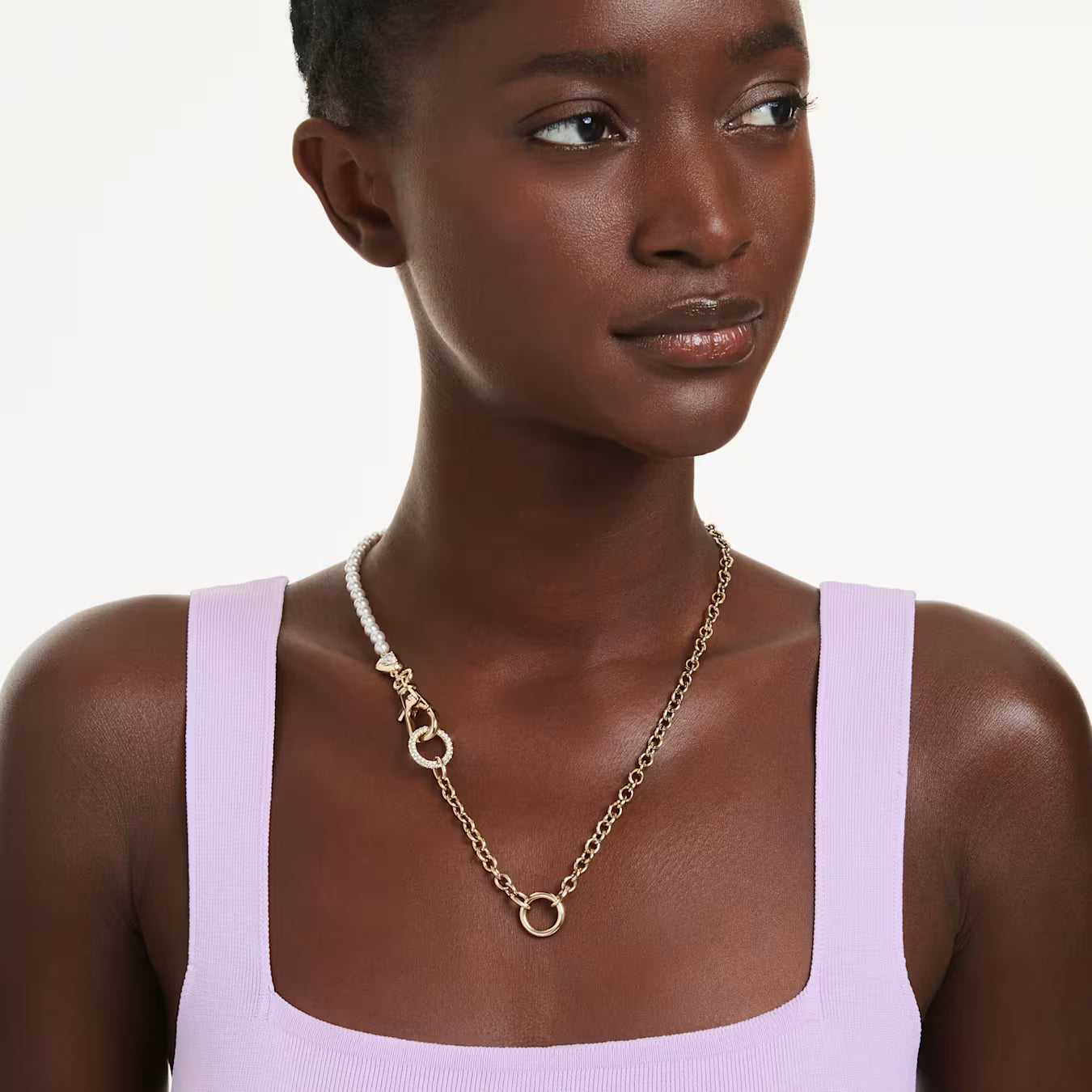 Collana Idyllia, Perle picc Placc oro