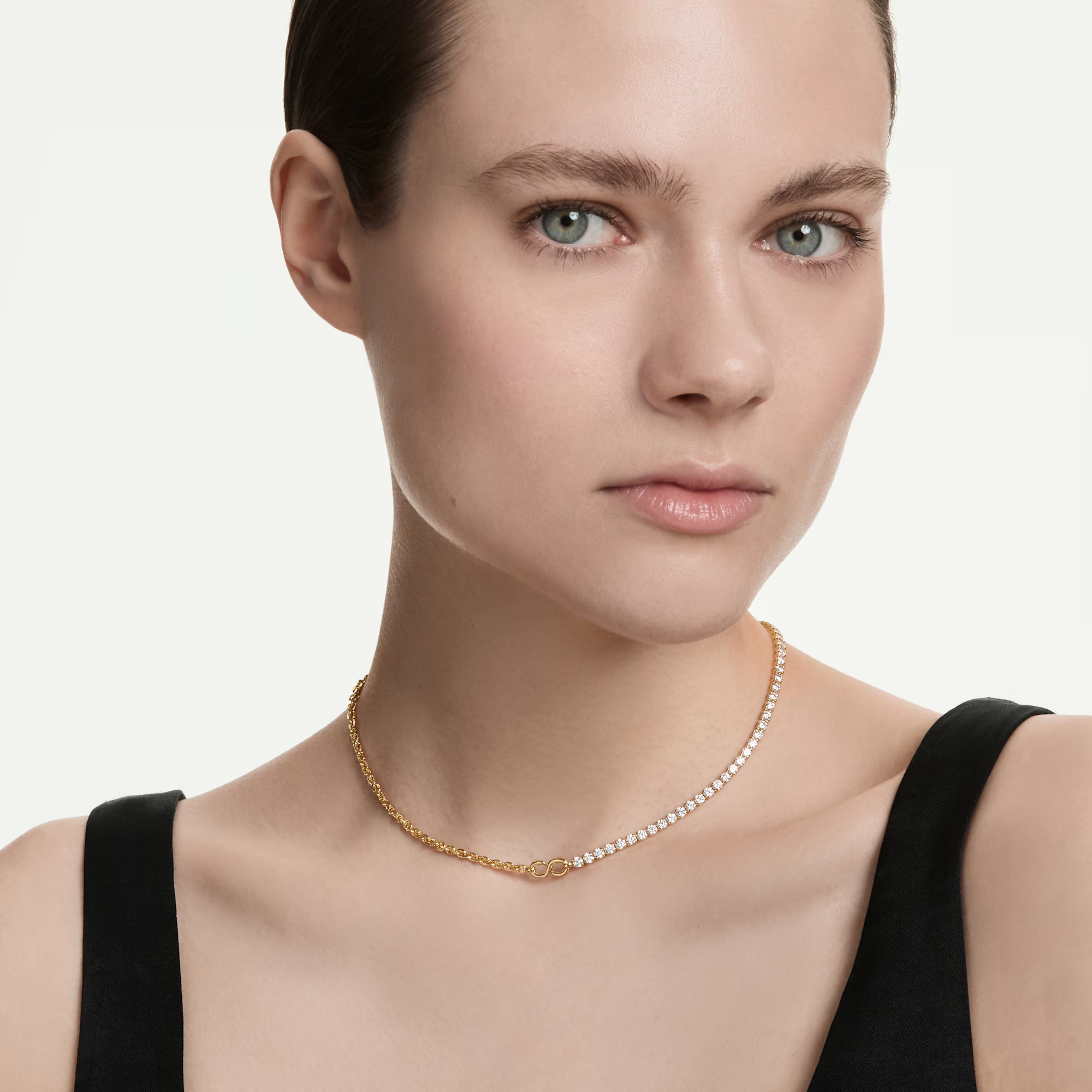 Collana catena  Matrix placc oro 18K