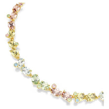 Carica l&#39;immagine nel visualizzatore di Gallery, Collana Gema Multicolore Placc oro
