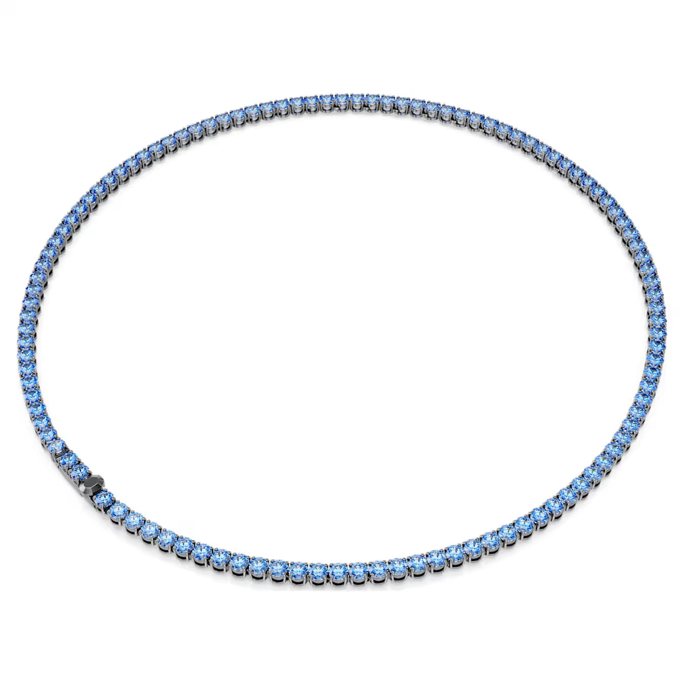 Collana Tennis Matrix Blu Placc rutenio