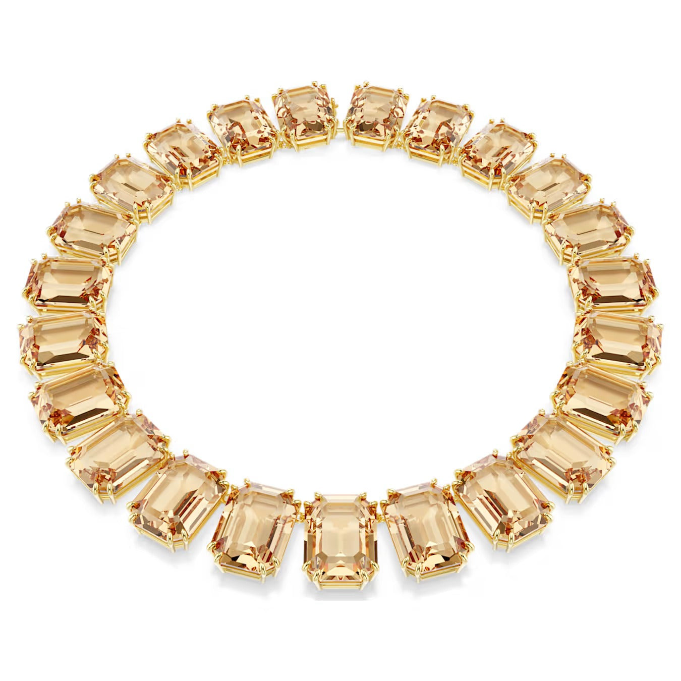 Collana Tennis Millenia ottagon Caramello