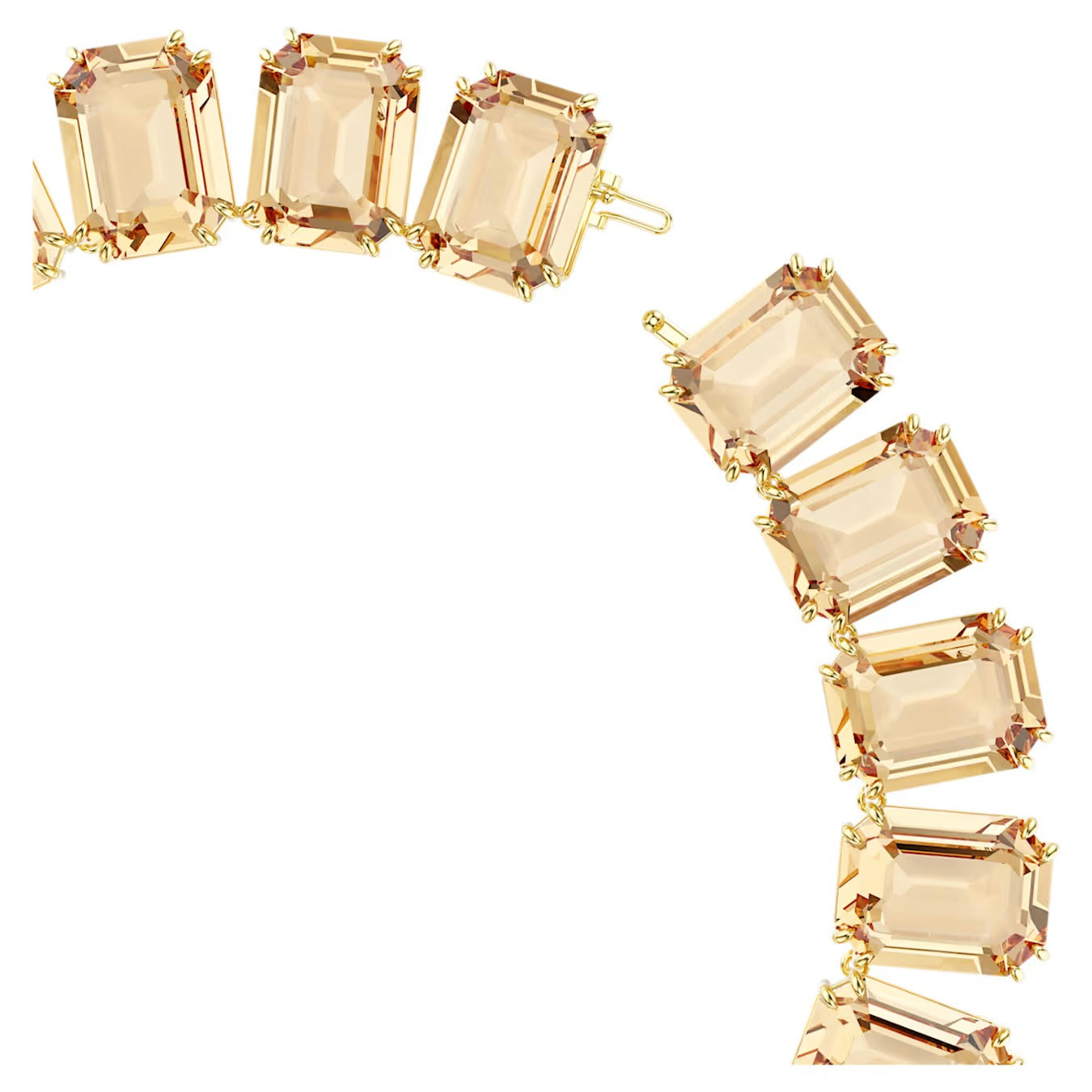 Collana Tennis Millenia ottagon Caramello
