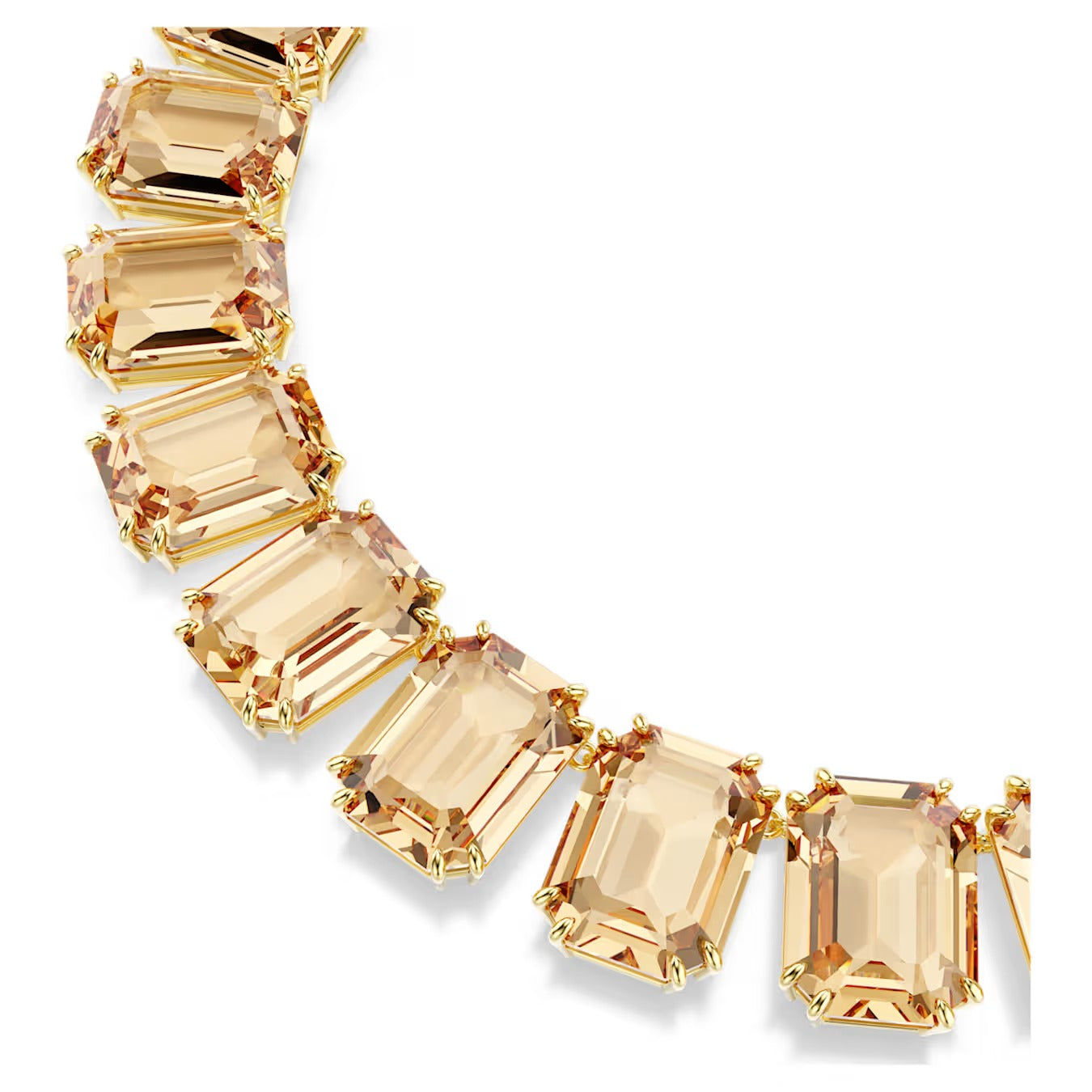 Collana Tennis Millenia ottagon Caramello
