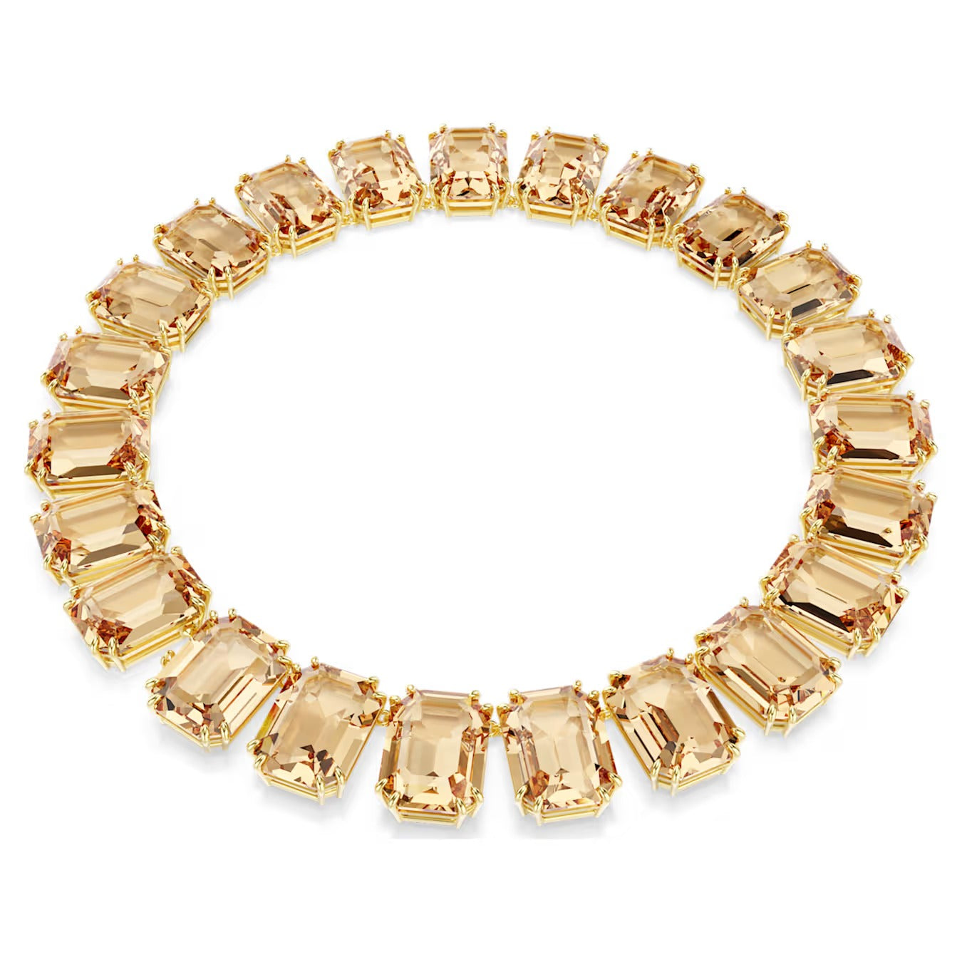Collana Tennis Millenia ottagon Caramello