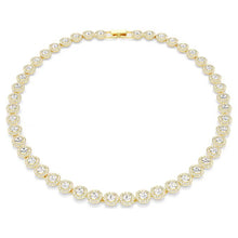 Carica l&#39;immagine nel visualizzatore di Gallery, Collana Tennis Una Angelic Placc oro
