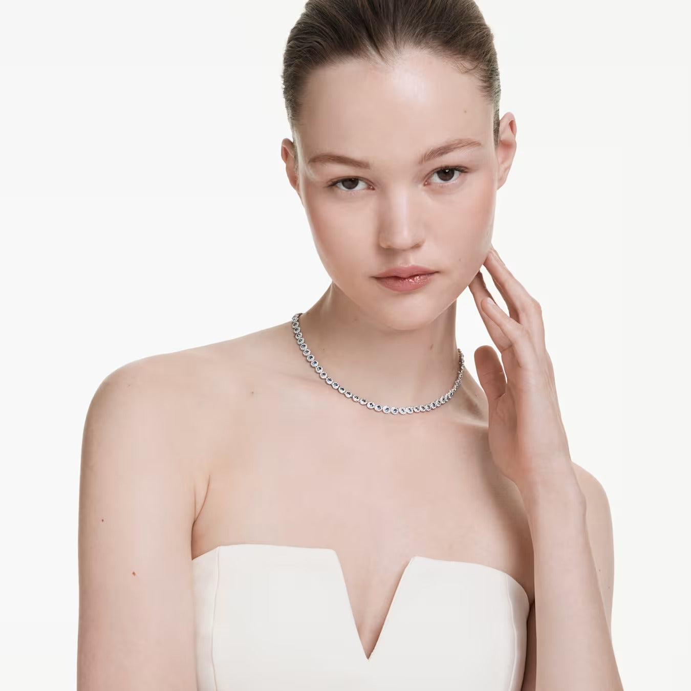 Collana Tennis Una Angelic Blu
