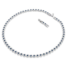 Carica l&#39;immagine nel visualizzatore di Gallery, Collana Tennis Una Angelic Blu

