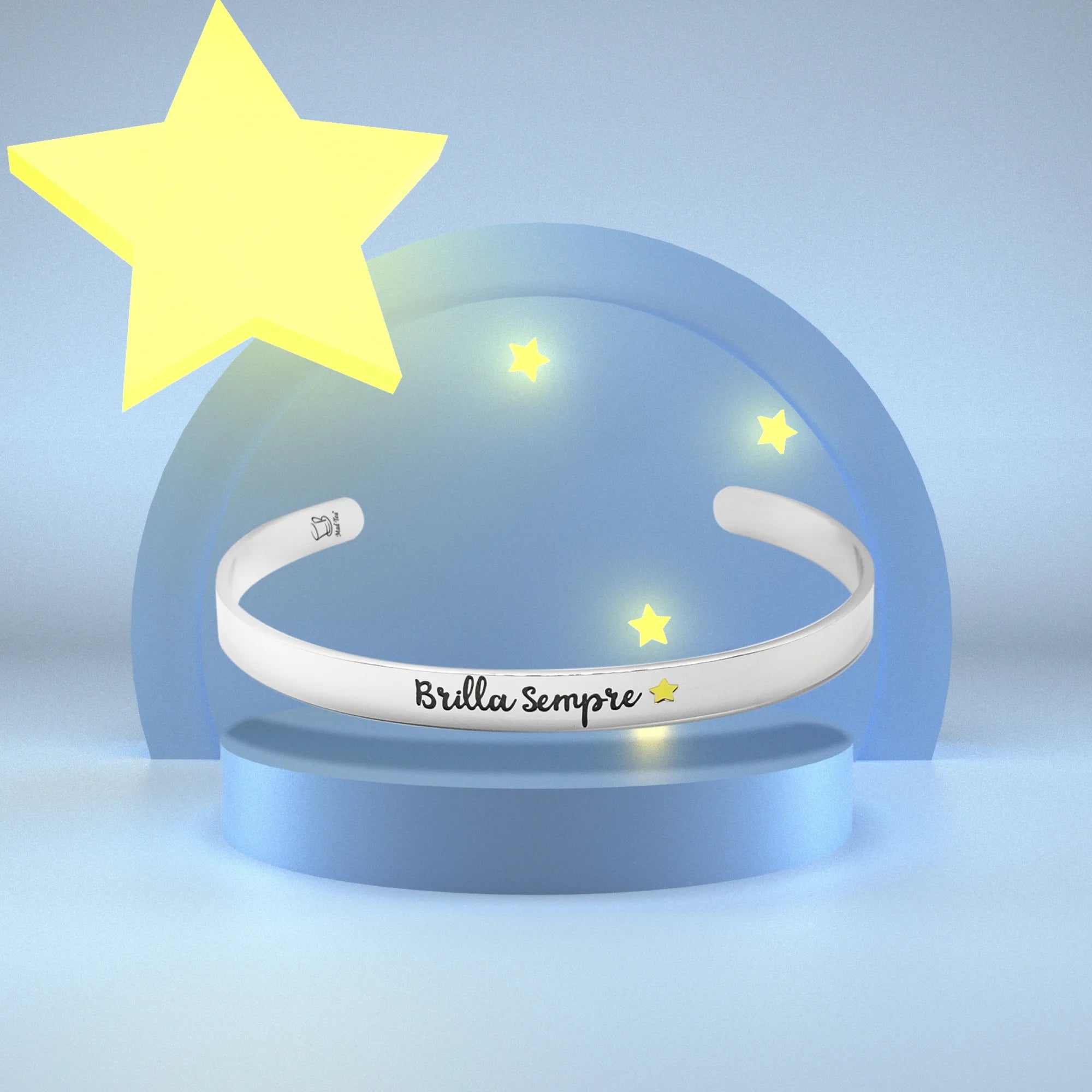 Bracciale rigido “Brilla sempre”