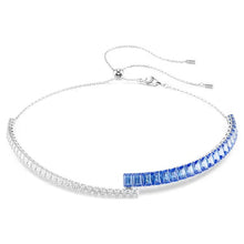 Carica l&#39;immagine nel visualizzatore di Gallery, Girocollo Matrix Baguette Blu e Bianco
