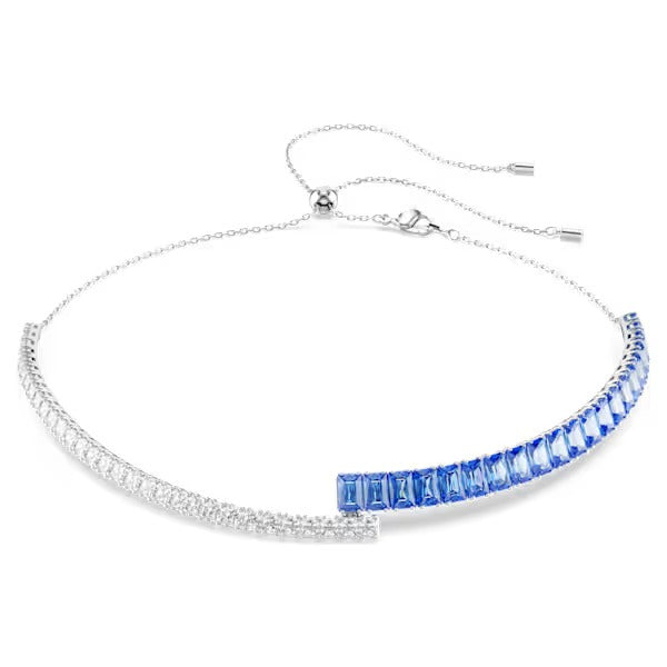 Girocollo Matrix Baguette Blu e Bianco