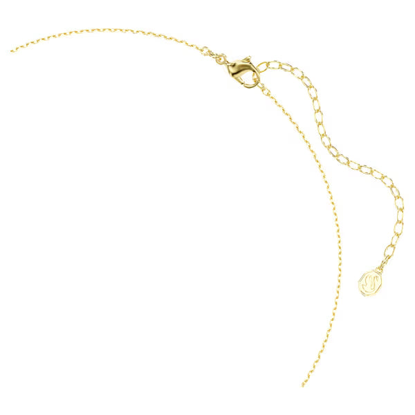 Girocollo Sublima ottagonale Verde placc oro 18K