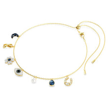 Carica l&#39;immagine nel visualizzatore di Gallery, Collana Charms Symbolic Evil Eye Placc oro
