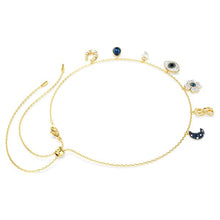 Carica l&#39;immagine nel visualizzatore di Gallery, Collana Charms Symbolic Evil Eye Placc oro
