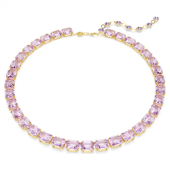 Collana Tennis Millenia ottagon Viola