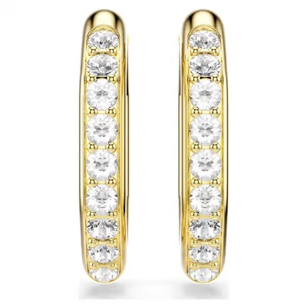 Orecchini cerchio Dextera ottagon Placc oro