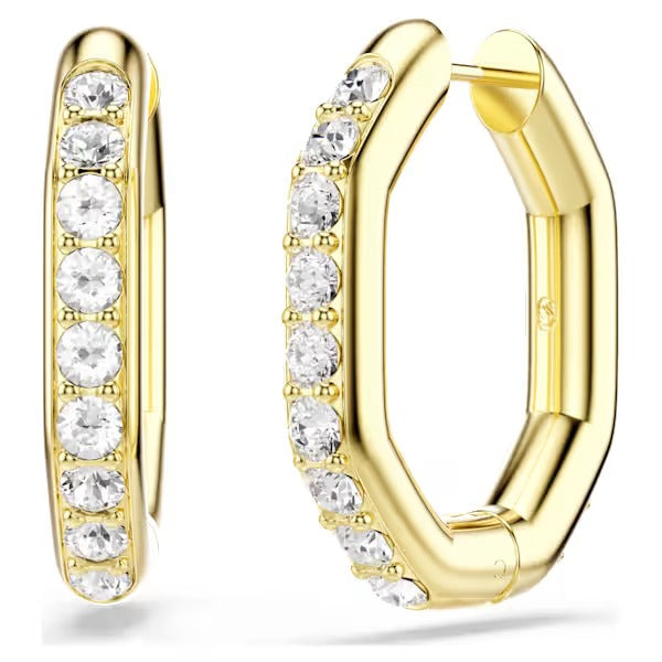 Orecchini cerchio Dextera ottagon Placc oro