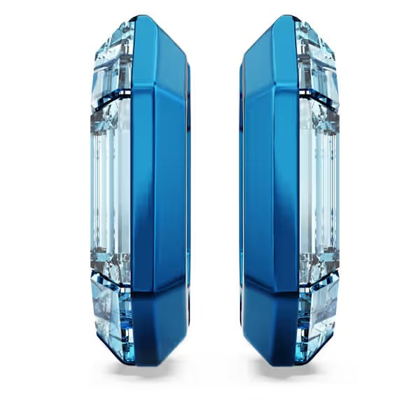 Orecchini a cerchio Lucent ottagon Blu