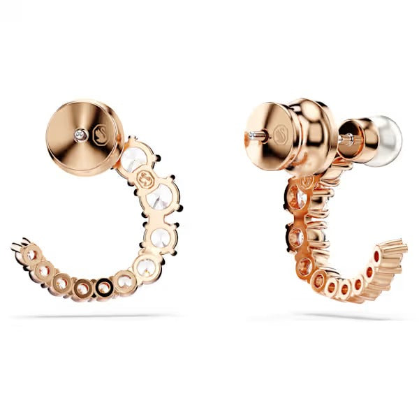 Orecchini Matrix Crystal Pearl Placc oro rosa