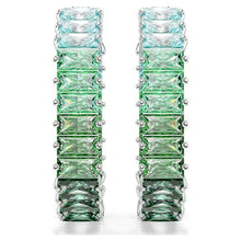 Carica l&#39;immagine nel visualizzatore di Gallery, Orecchini Matrix baguette ottagonale Verdi
