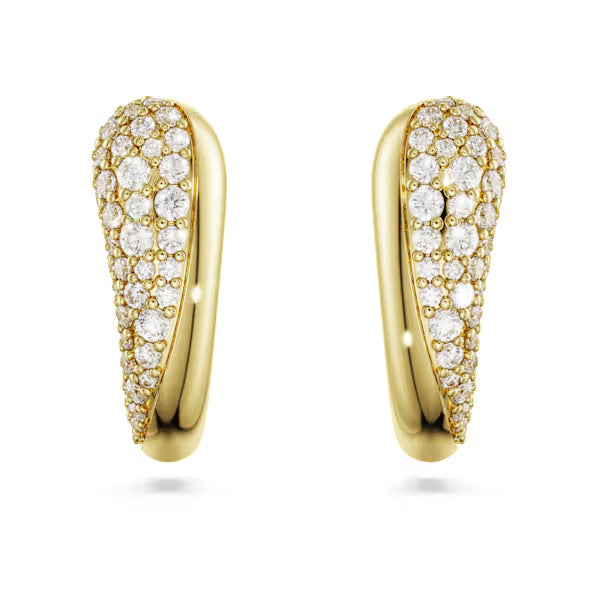 Orecchini a cerchio Classica Argento Sterling placc oro 18k