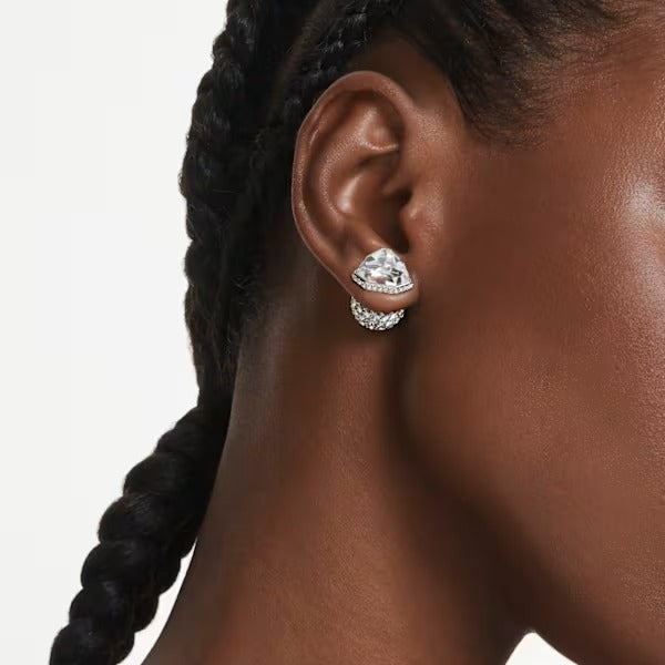 Orecchini Lucent Pavé Sfera Bianchi