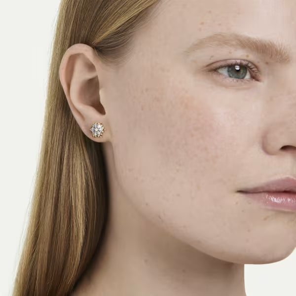 Orecchini Magic Fiocco Di Neve placc oro 18K