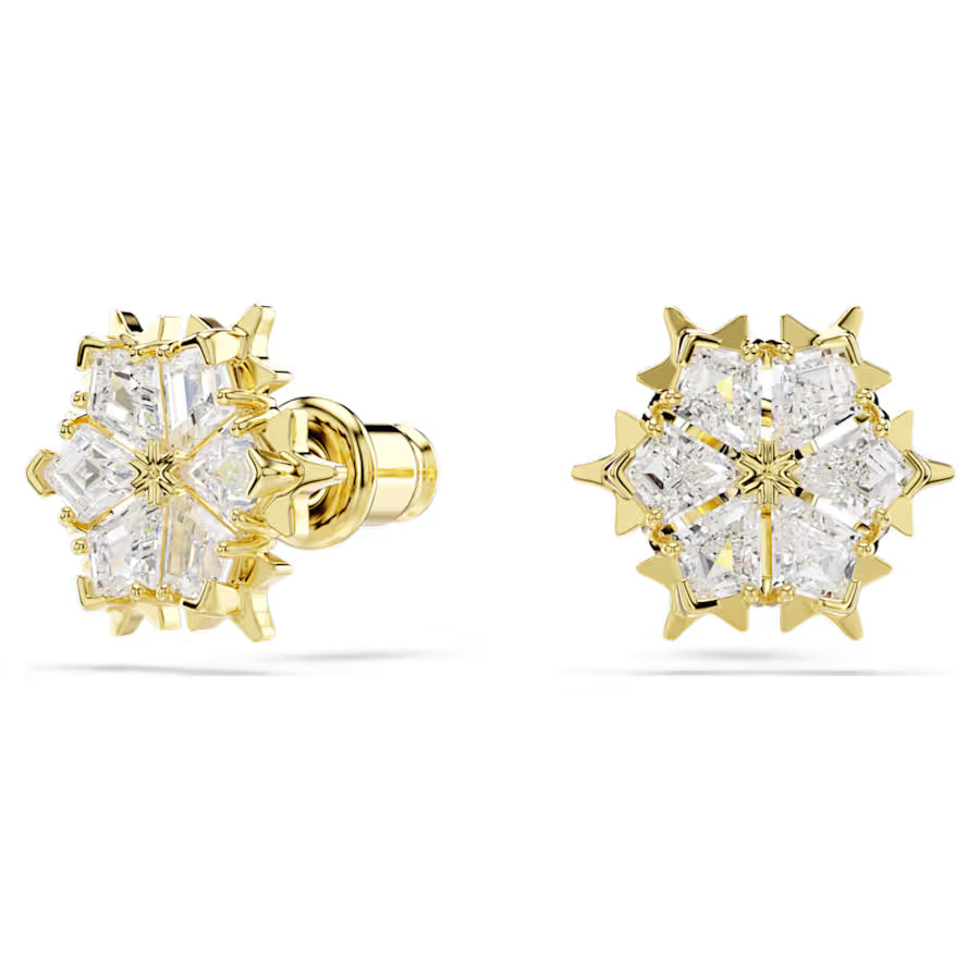 Orecchini Magic Fiocco Di Neve placc oro 18K
