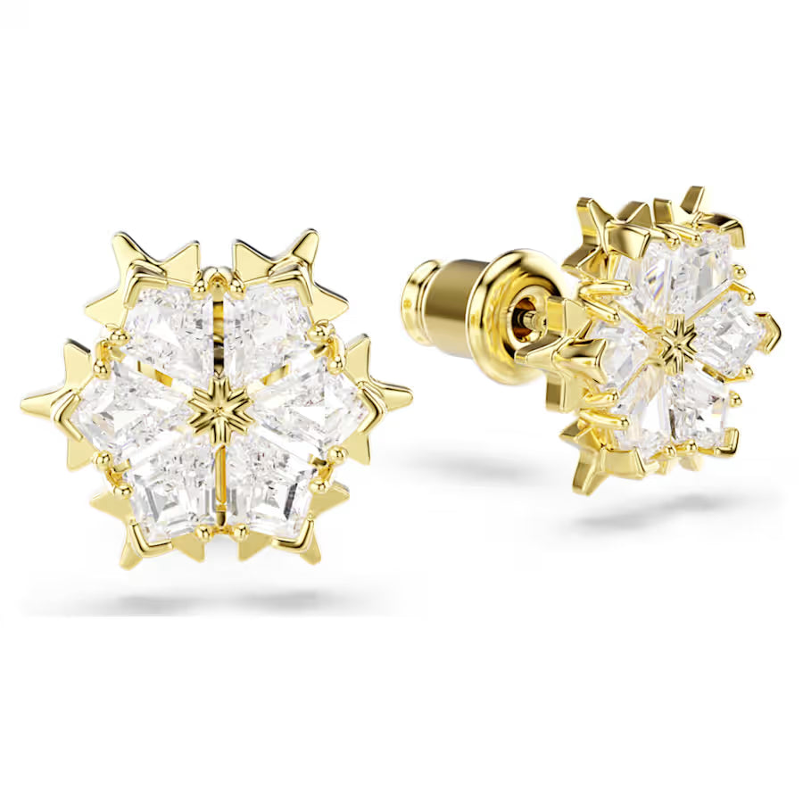 Orecchini Magic Fiocco Di Neve placc oro 18K
