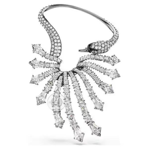 Orecchino ear cuff The Vienna Collection Cigno  Placc rutenio