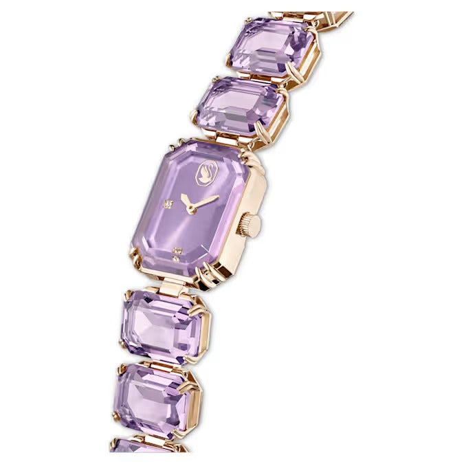 Orologio Millenia Octagon Viola champagne dorato