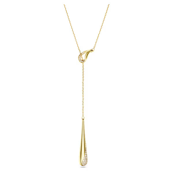 Pendente a Y Classica Argento Sterling placc oro 18k