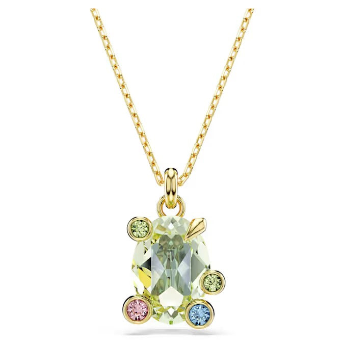 Pendente Gema Multicolore Placc oro