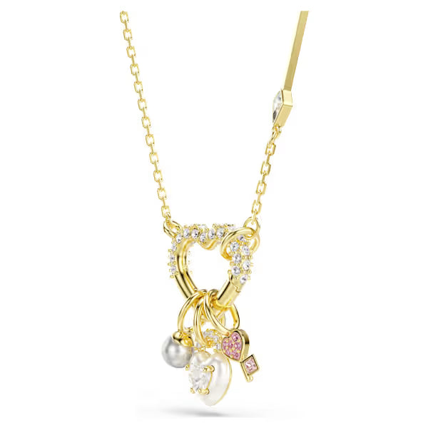 Pendente Idyllia Cuore, chiave, Rosa