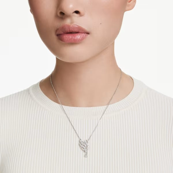 Pendente Swan Cigno Bianco con goccia