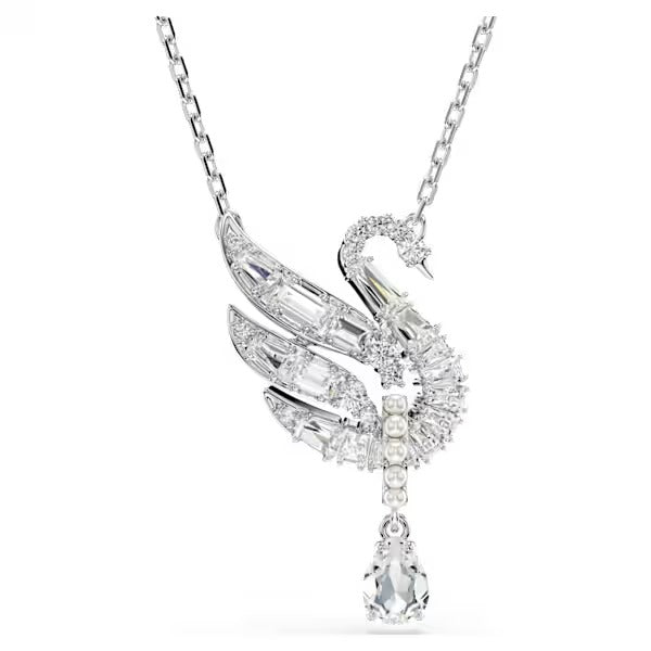 Pendente Swan Cigno Bianco con goccia